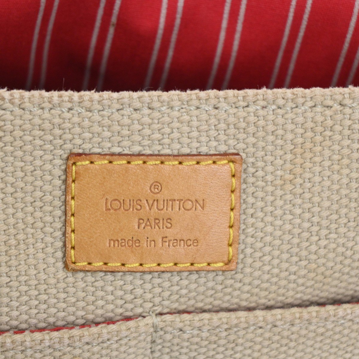 Louis Vuitton Antigua Besace Messenger Bag Canvas Beige
