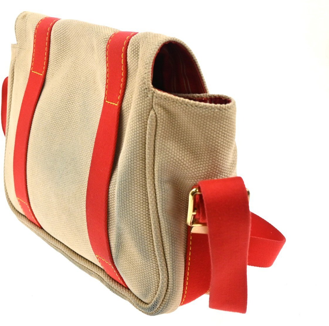 Louis Vuitton Antigua Besace Messenger Bag Canvas Beige