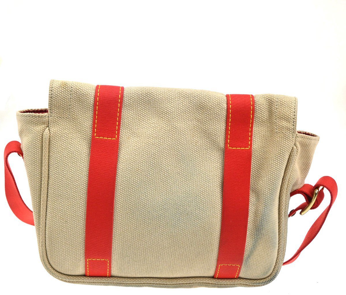 Louis Vuitton Antigua Besace Messenger Bag Canvas Beige