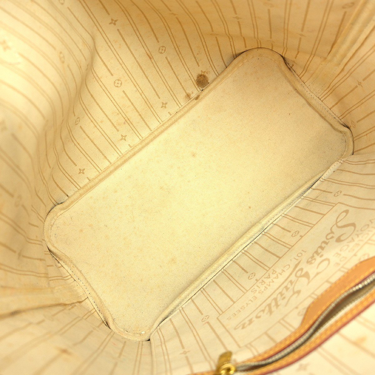 Louis Vuitton Louis Vuitton Neverfull Tote Damier azur MM Wit