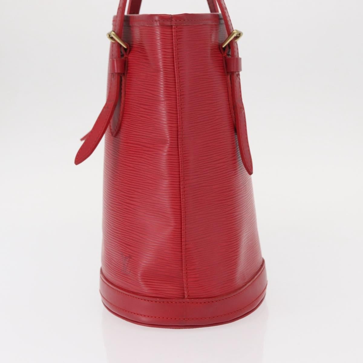 Louis Vuitton Louis Vuitton Bucket Bag Epi Leather PM Rood