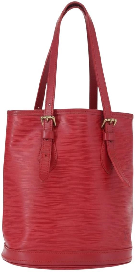 Louis Vuitton Louis Vuitton Bucket Bag Epi Leather PM Rood