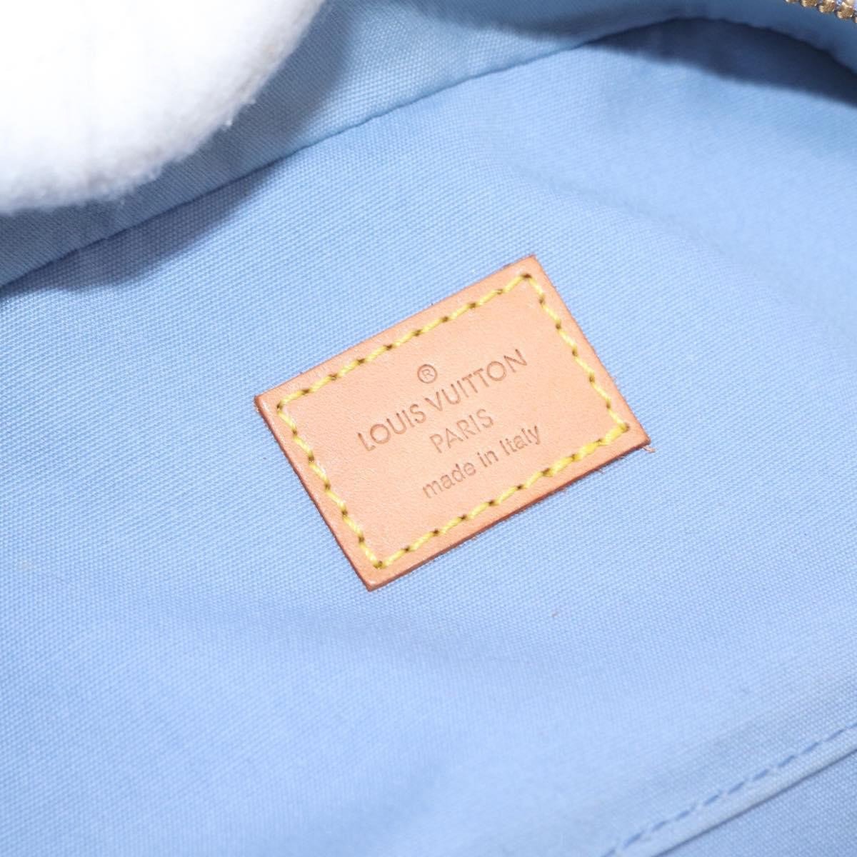 Louis Vuitton Sullivan Monogram Vernis Vertical Blauw