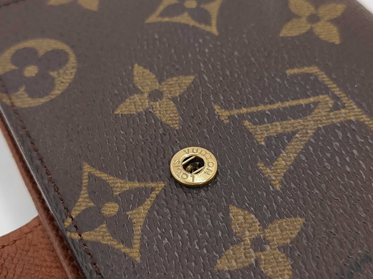 Louis Vuitton Portefeuille Viennois Monogram Canvas medium Bruin