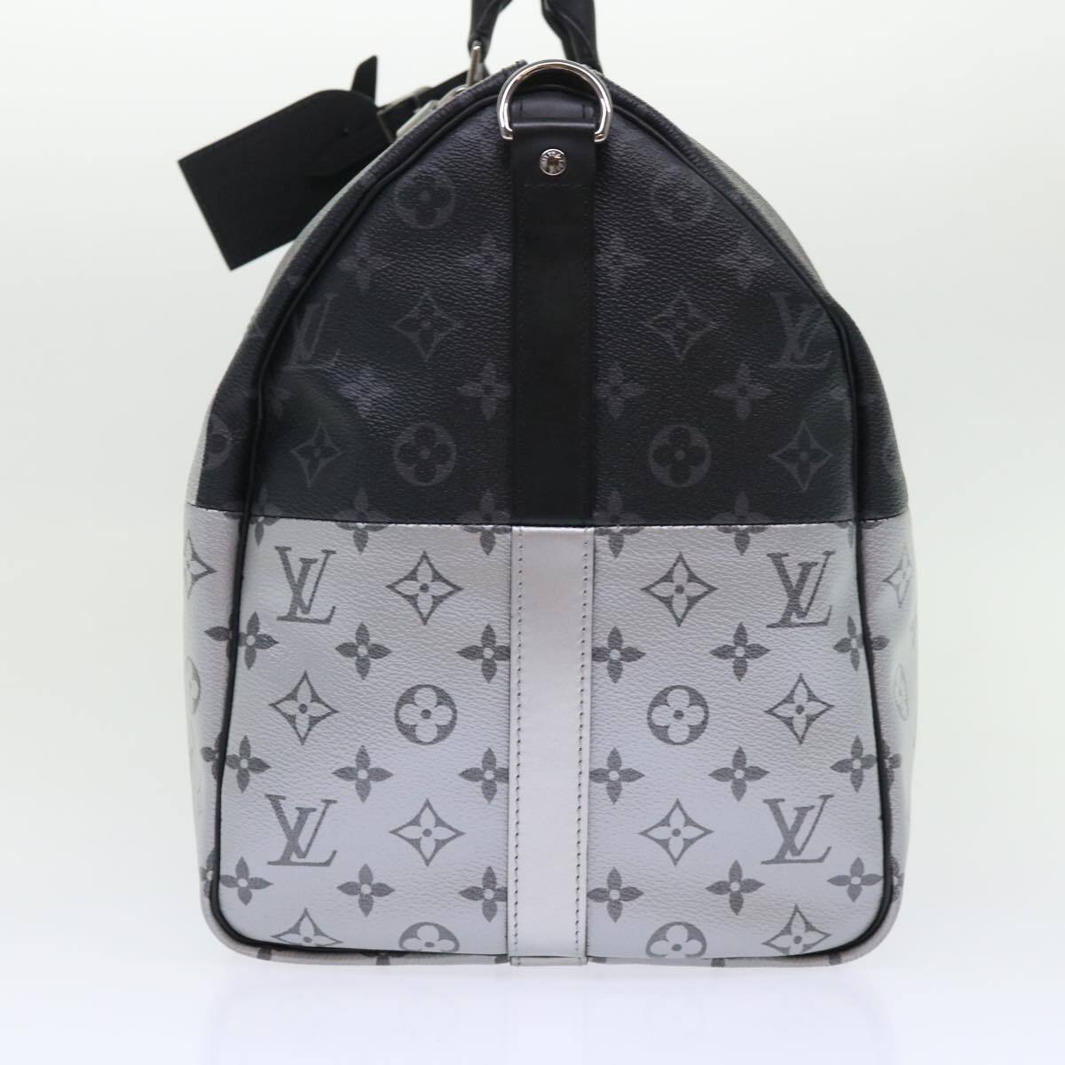 Louis Vuitton Louis Vuitton Keepall Bandouliere Bag Monogram Eclipse Split Canvas 50 Zwart