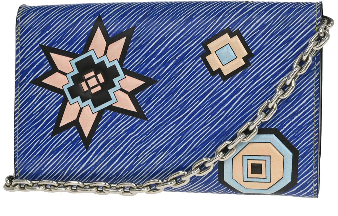 Louis Vuitton Twist Chain Limited Edition Azteque Epi Leather Blauw