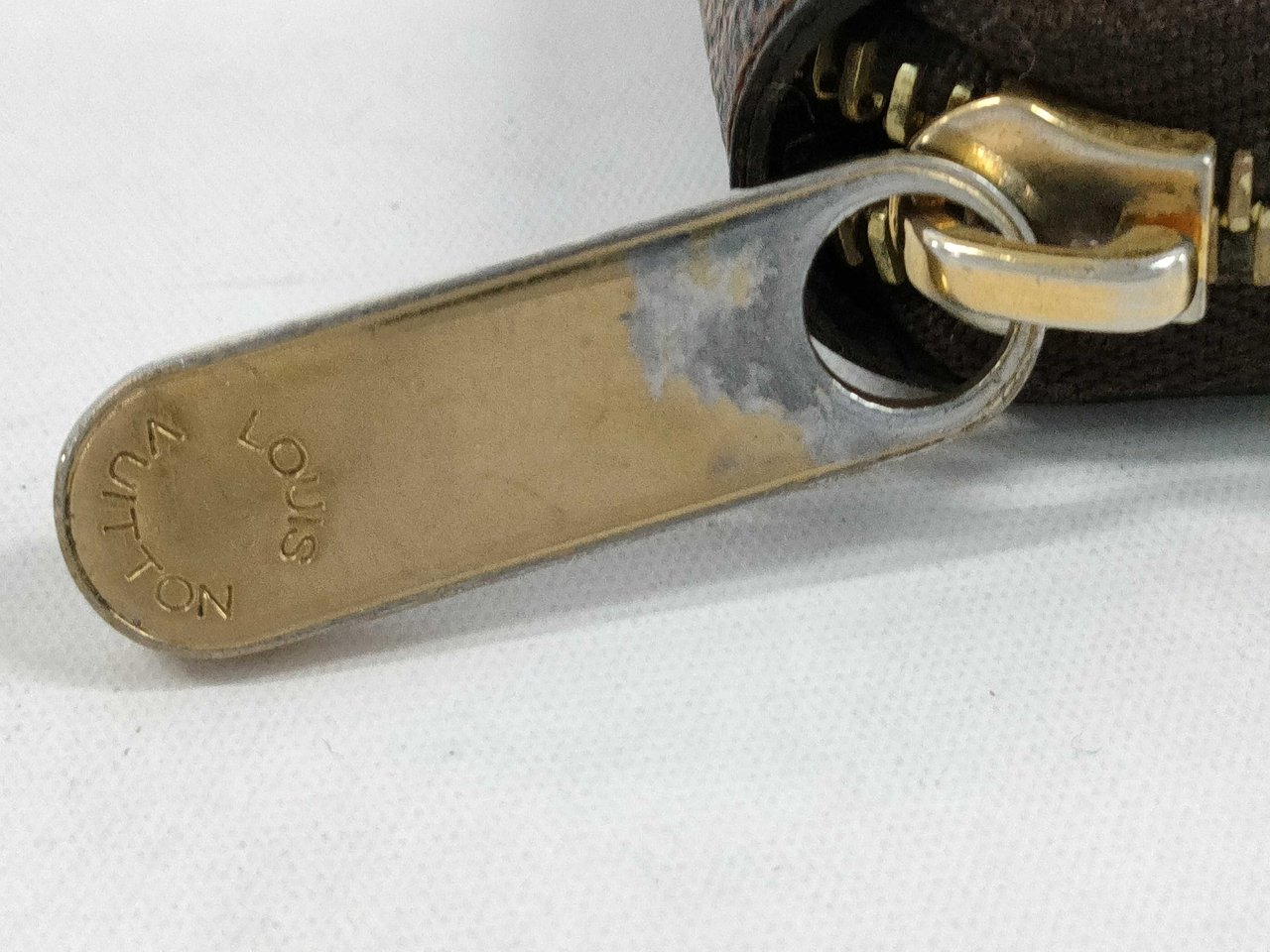 Louis Vuitton Zippy Organizer Damier Ebene Bruin