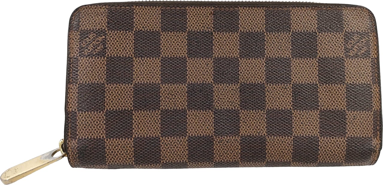 Louis Vuitton Zippy Organizer Damier Ebene Bruin