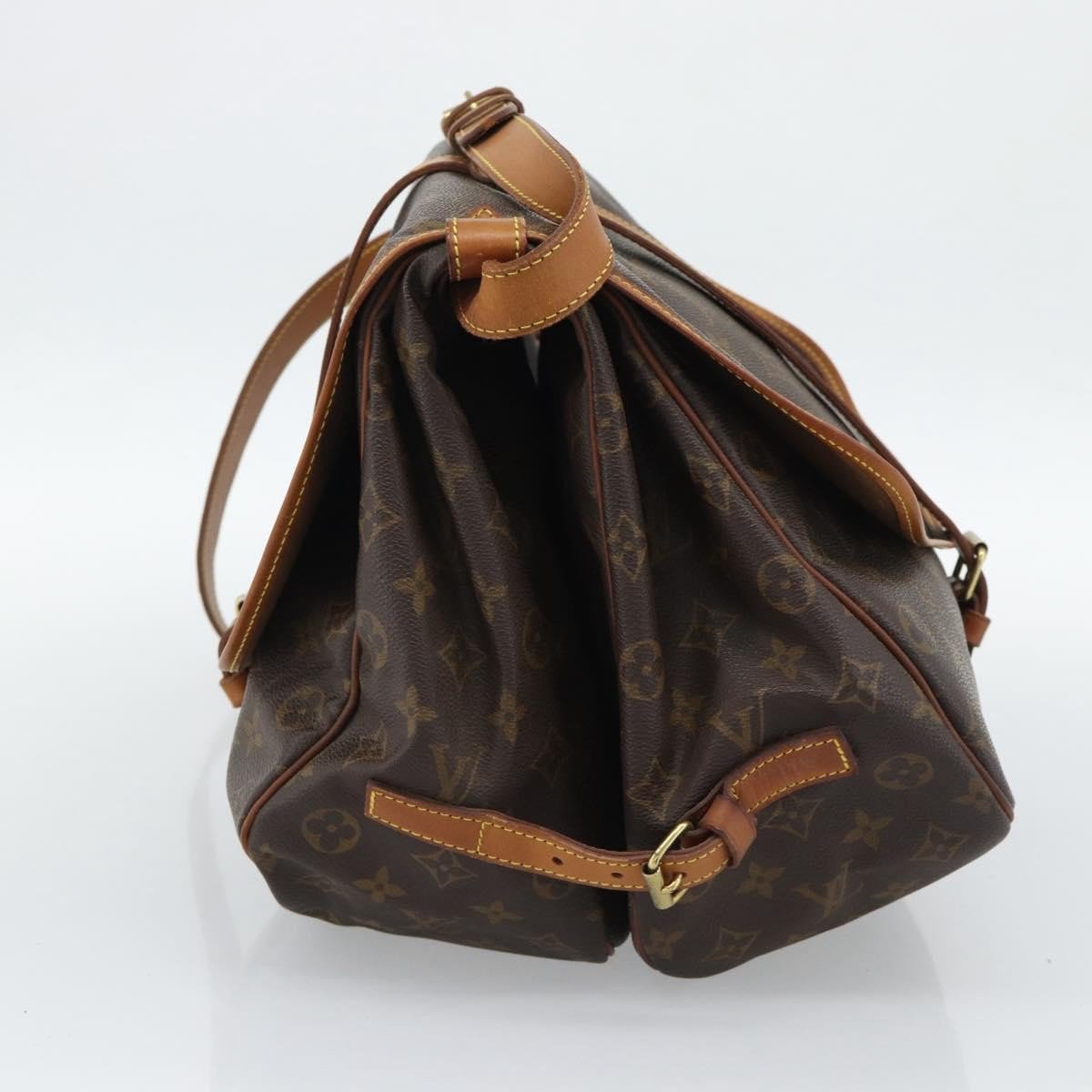 Louis Vuitton Saumur Canvas 35 Bruin