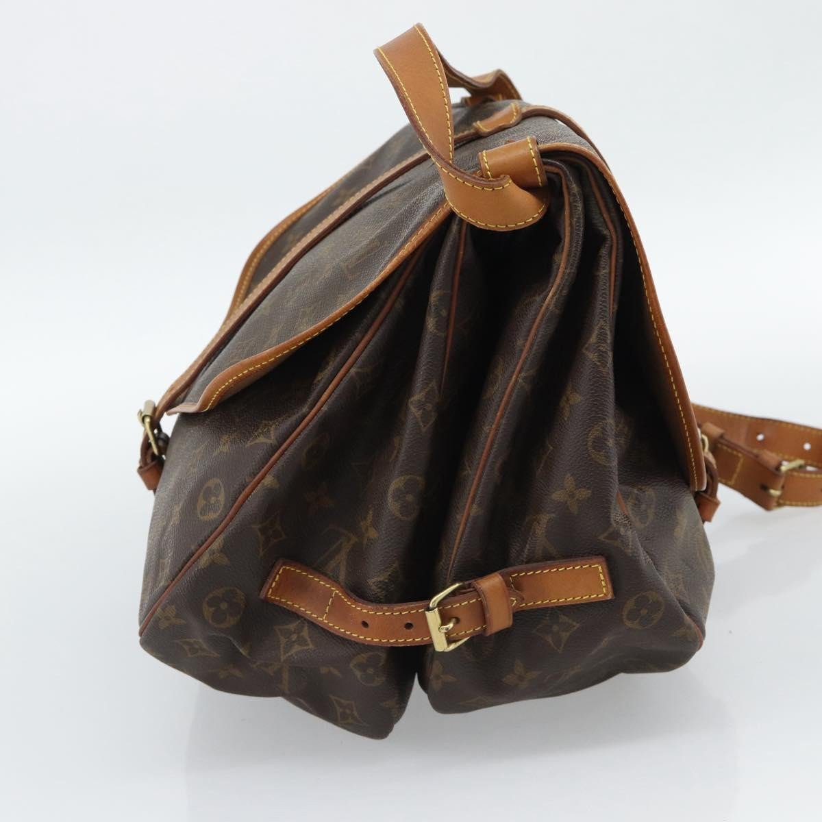 Louis Vuitton Saumur Canvas 35 Bruin