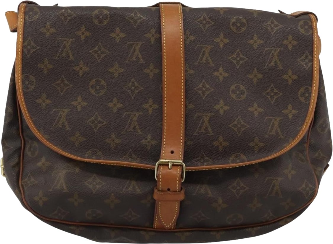 Louis Vuitton Saumur Canvas 35 Bruin
