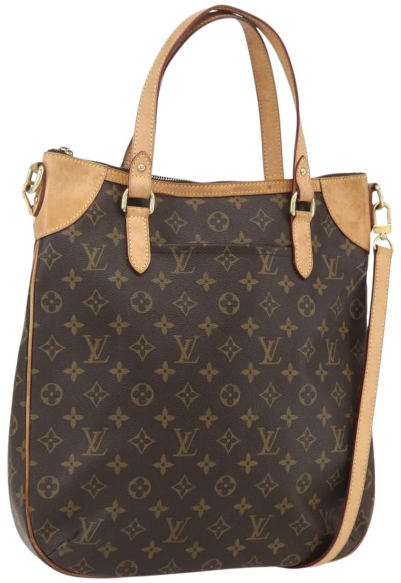 Louis Vuitton Louis Vuitton Odeon Handbag Monogram Canvas GM Bruin
