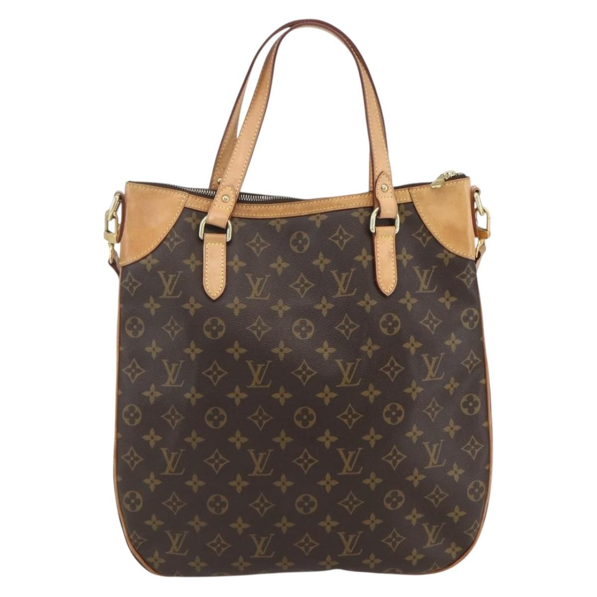 Louis Vuitton Louis Vuitton Odeon Handbag Monogram Canvas GM Bruin