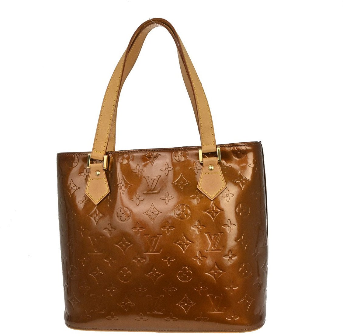 Louis Vuitton Houston Monogram Vernis Bruin