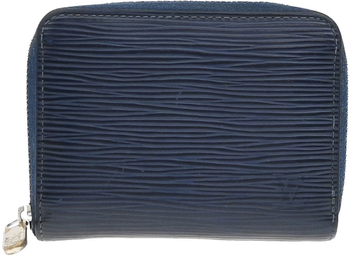 Louis Vuitton Louis Vuitton Zippy Compact Wallet Epi Leather Blauw