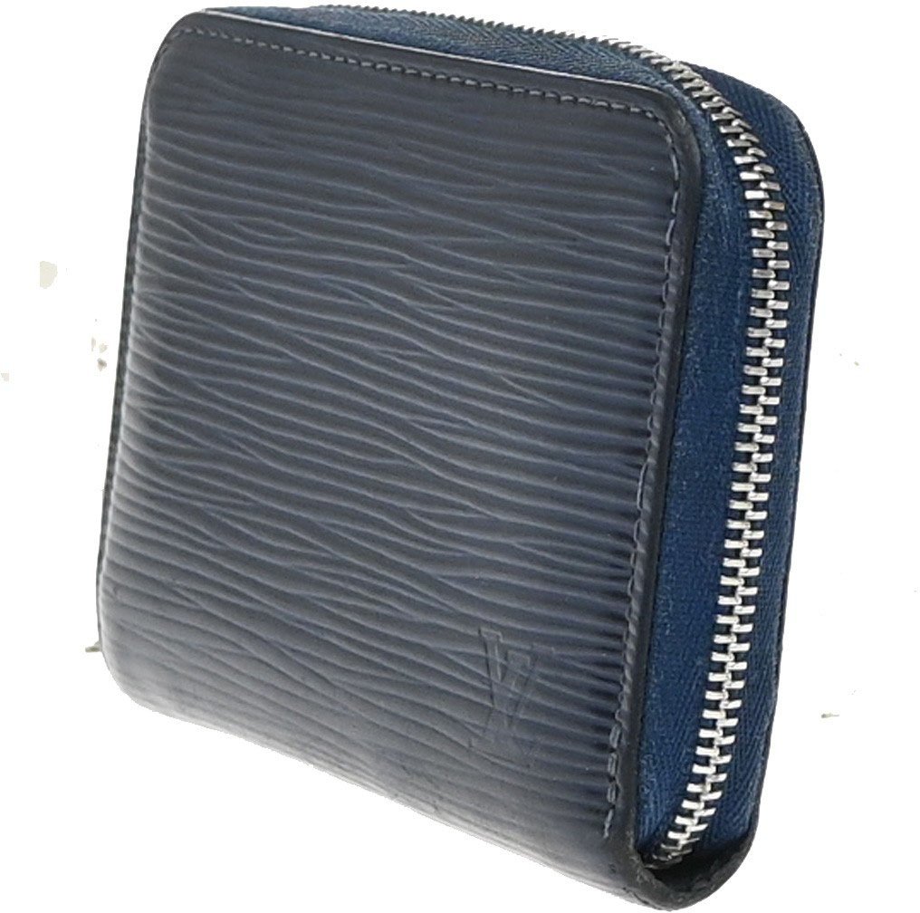 Louis Vuitton Louis Vuitton Zippy Compact Wallet Epi Leather Blauw