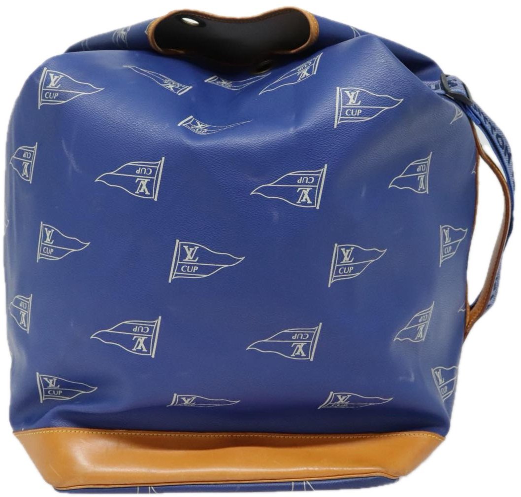 Louis Vuitton Louis Vuitton Cup Sac Marin Bandouliere Bag Coated Canvas Blauw