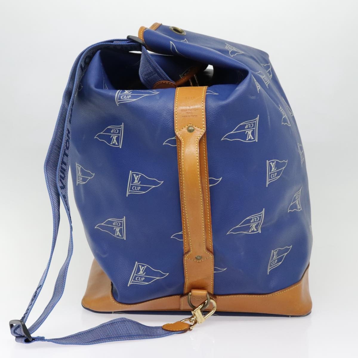 Louis Vuitton Louis Vuitton Cup Sac Marin Bandouliere Bag Coated Canvas Blauw
