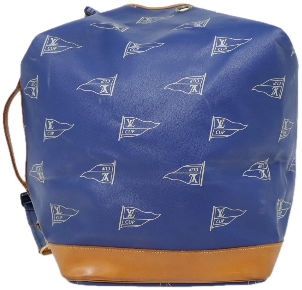 Louis Vuitton Louis Vuitton Cup Sac Marin Bandouliere Bag Coated Canvas Blauw