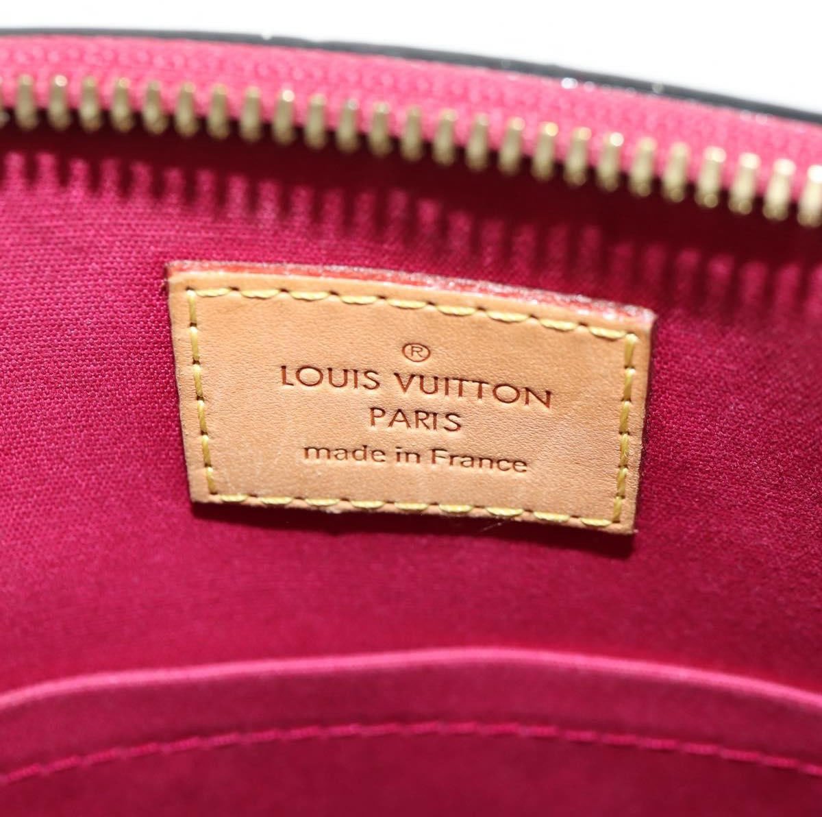 Louis Vuitton Montebello Handbag Monogram Vernis PM Beige