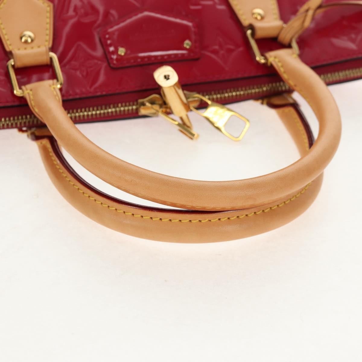 Louis Vuitton Montebello Handbag Monogram Vernis PM Beige