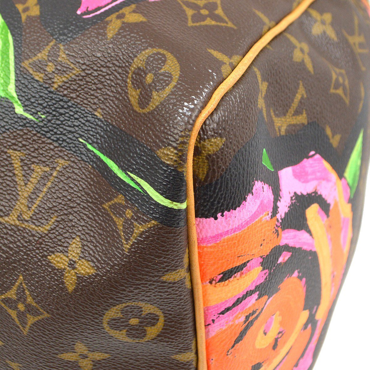 Louis Vuitton Louis Vuitton Keepall Bag Limited Edition Monogram Roses 50 Bruin