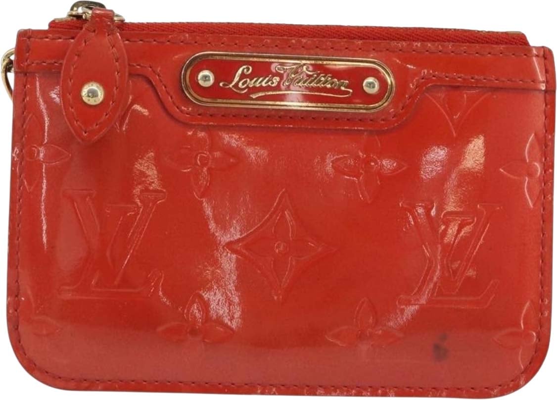 Louis Vuitton Pochette clés NM Monogram Vernis Patent Leather Oranje