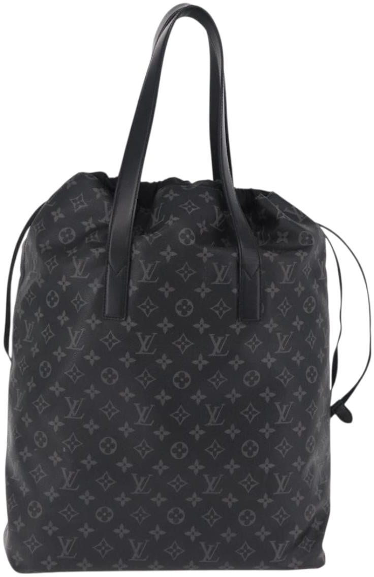 Louis Vuitton Cabas Light Drawstring Monogram Eclipse Canvas Zwart