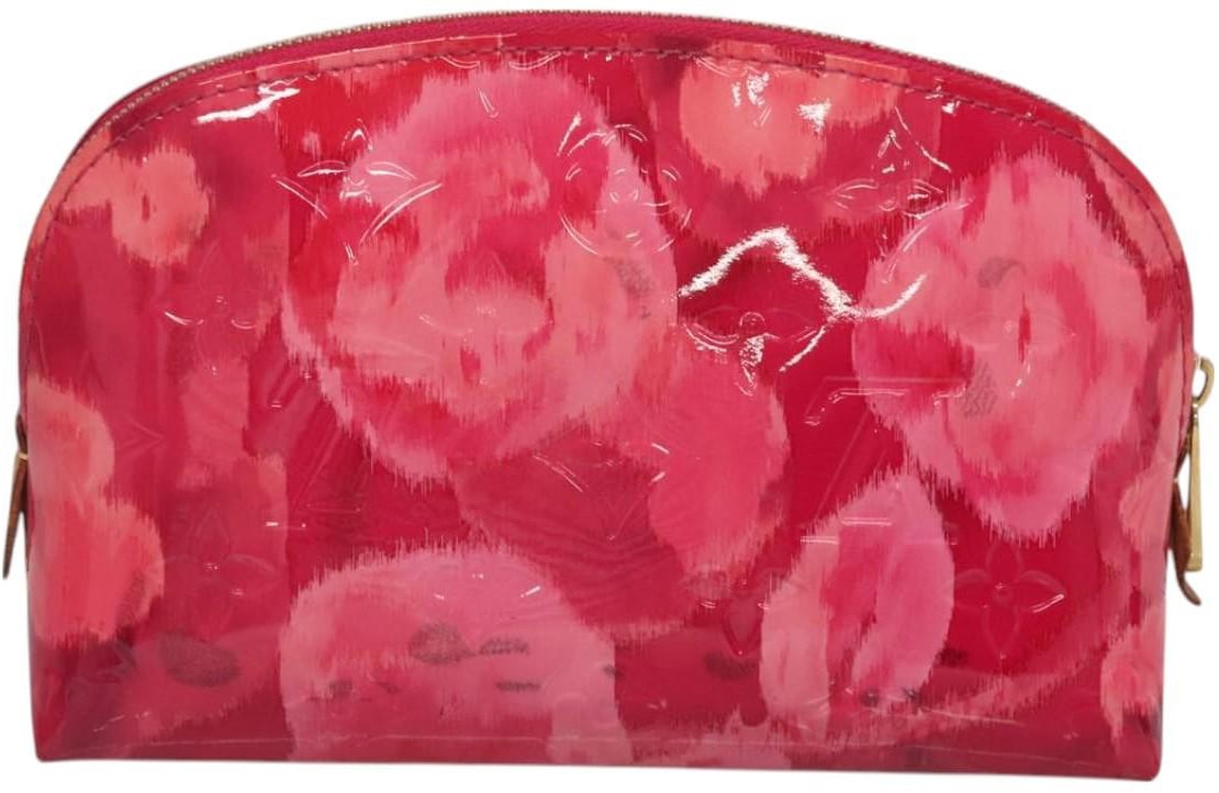 Louis Vuitton Louis Vuitton Cosmetic Case Limited Edition Monogram Vernis Ikat Roze