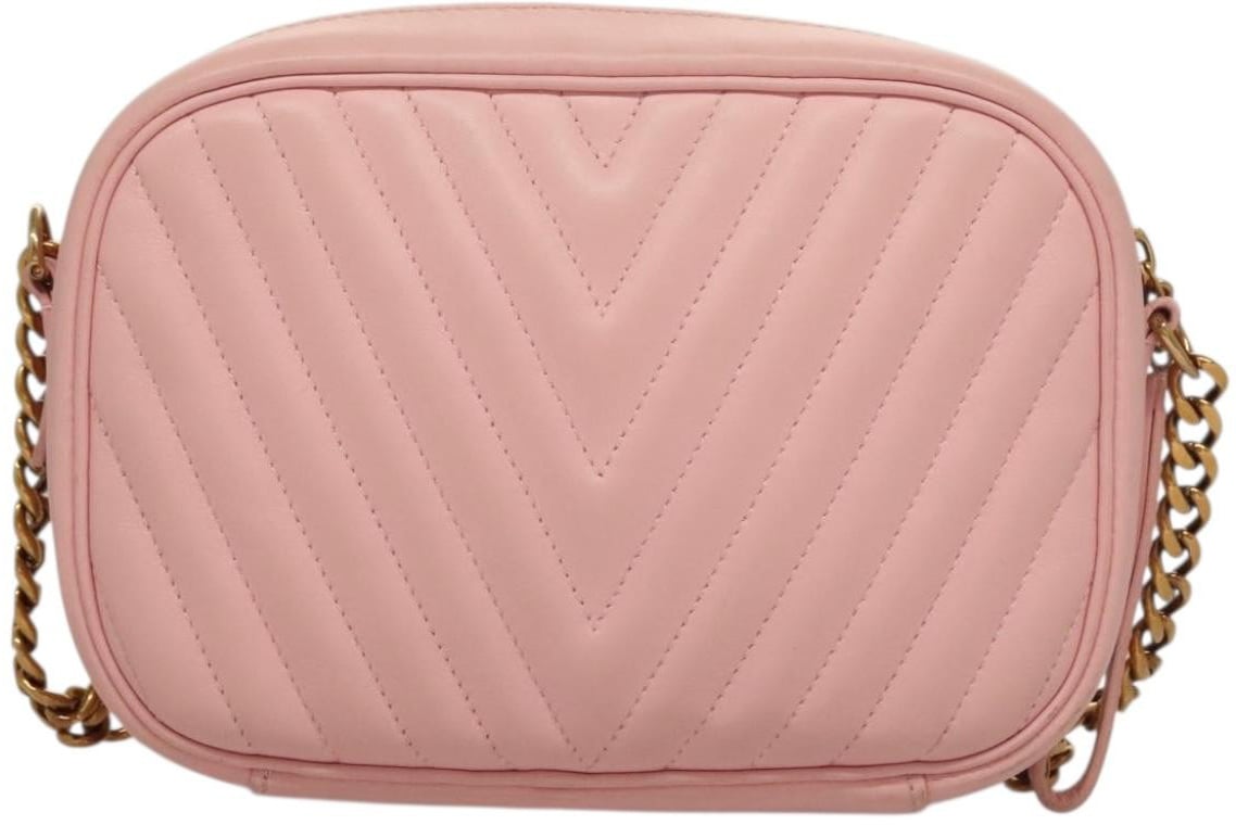 Louis Vuitton Louis Vuitton New Wave Camera Bag Quilted Leather Roze