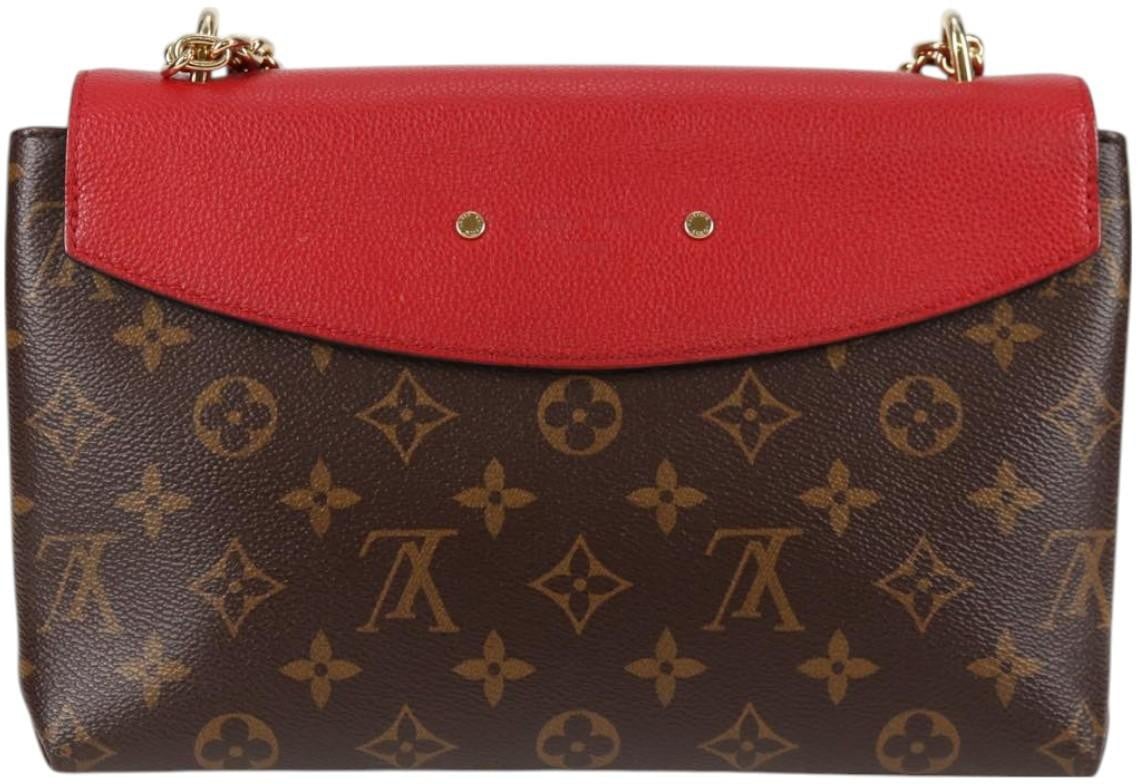 Louis Vuitton Louis Vuitton Saint Placide Handbag Monogram Canvas and Leather Bruin
