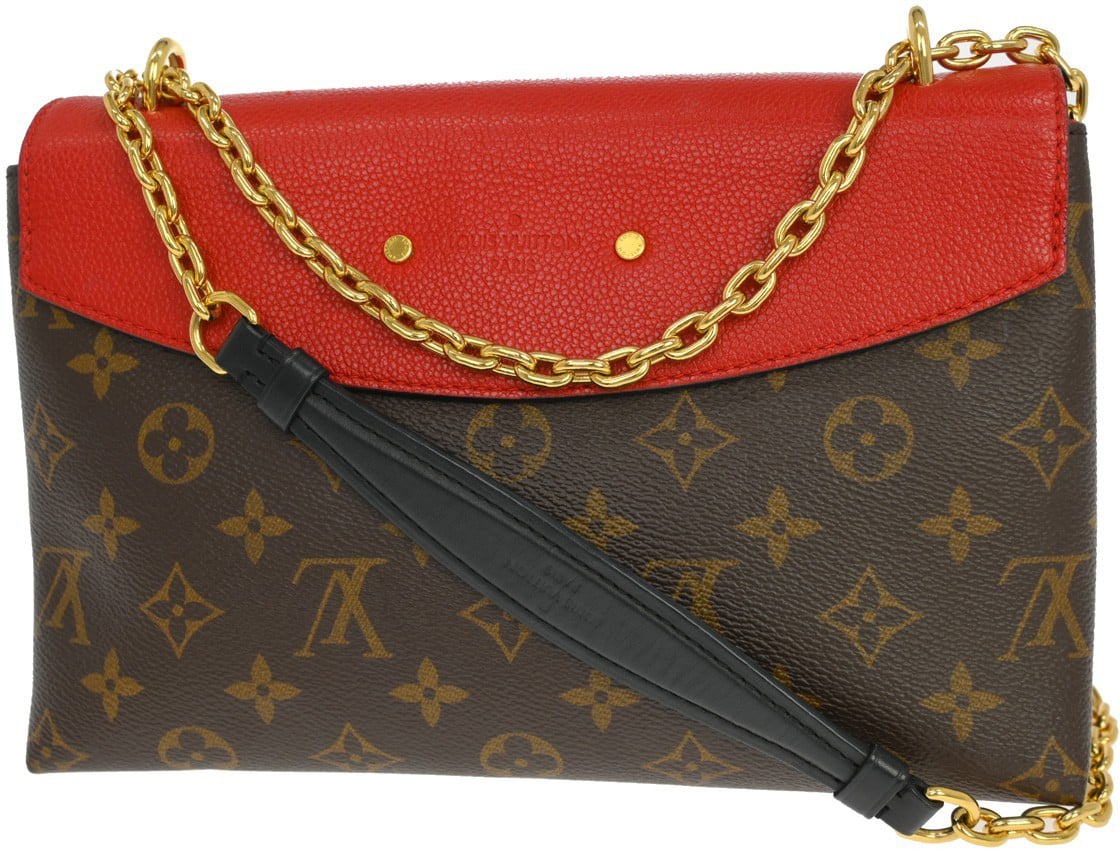 Louis Vuitton Saint Placide Monogram Canvas and Leather Bruin