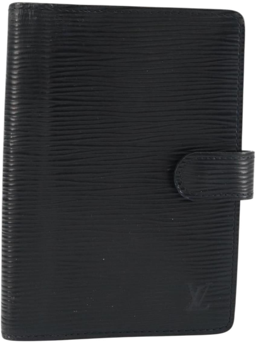 Louis Vuitton Louis Vuitton Agenda Cover Epi Leather PM Zwart