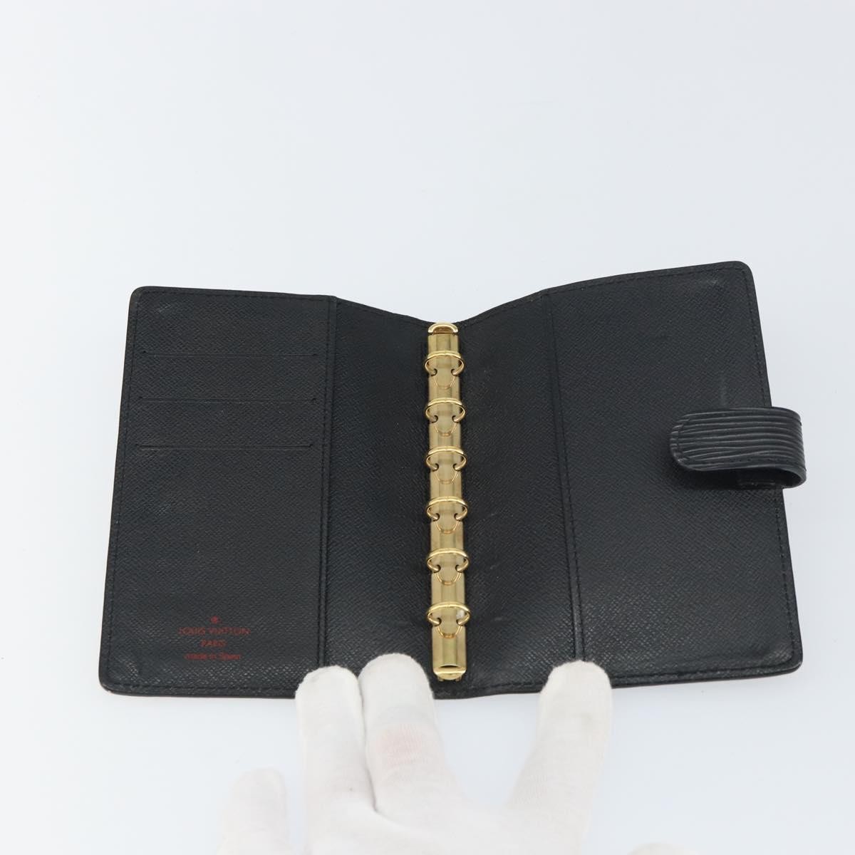 Louis Vuitton Louis Vuitton Agenda Cover Epi Leather PM Zwart