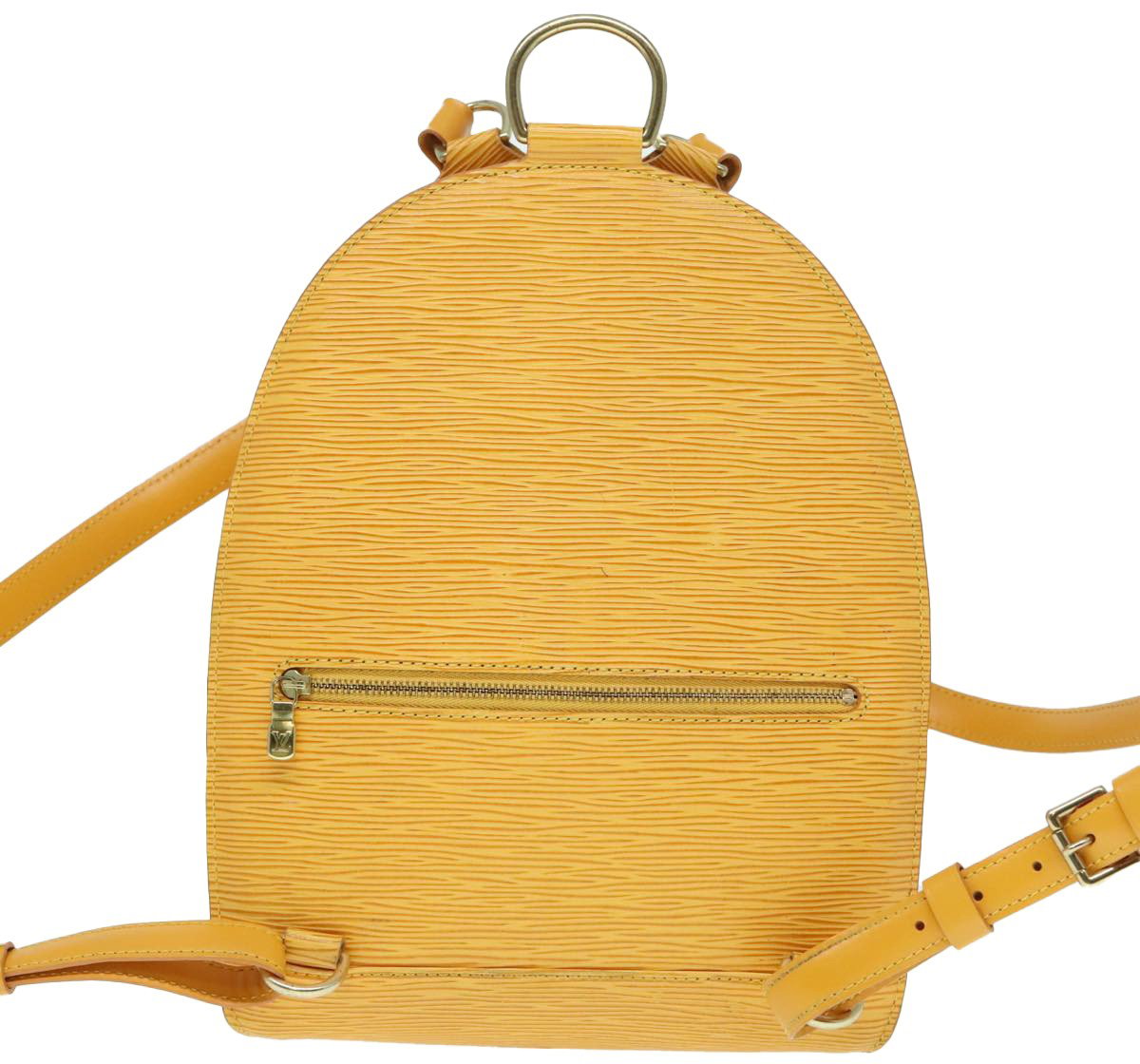 Louis Vuitton Louis Vuitton Mabillon Backpack Epi Leather Geel