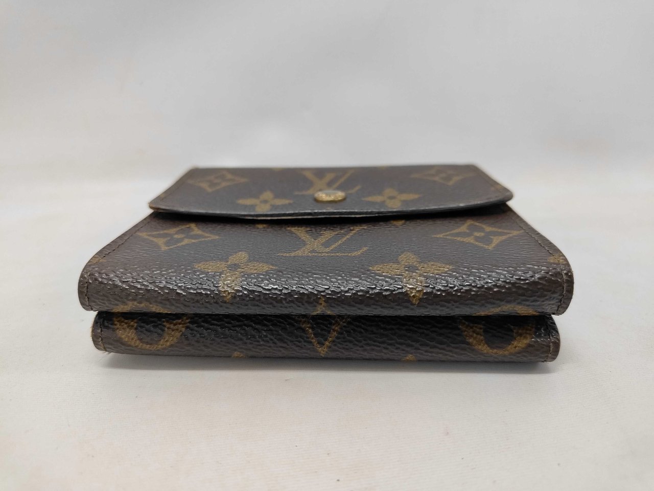 Louis Vuitton Porte Tresor Etui Papiers Wallet Monogram Canvas Bruin