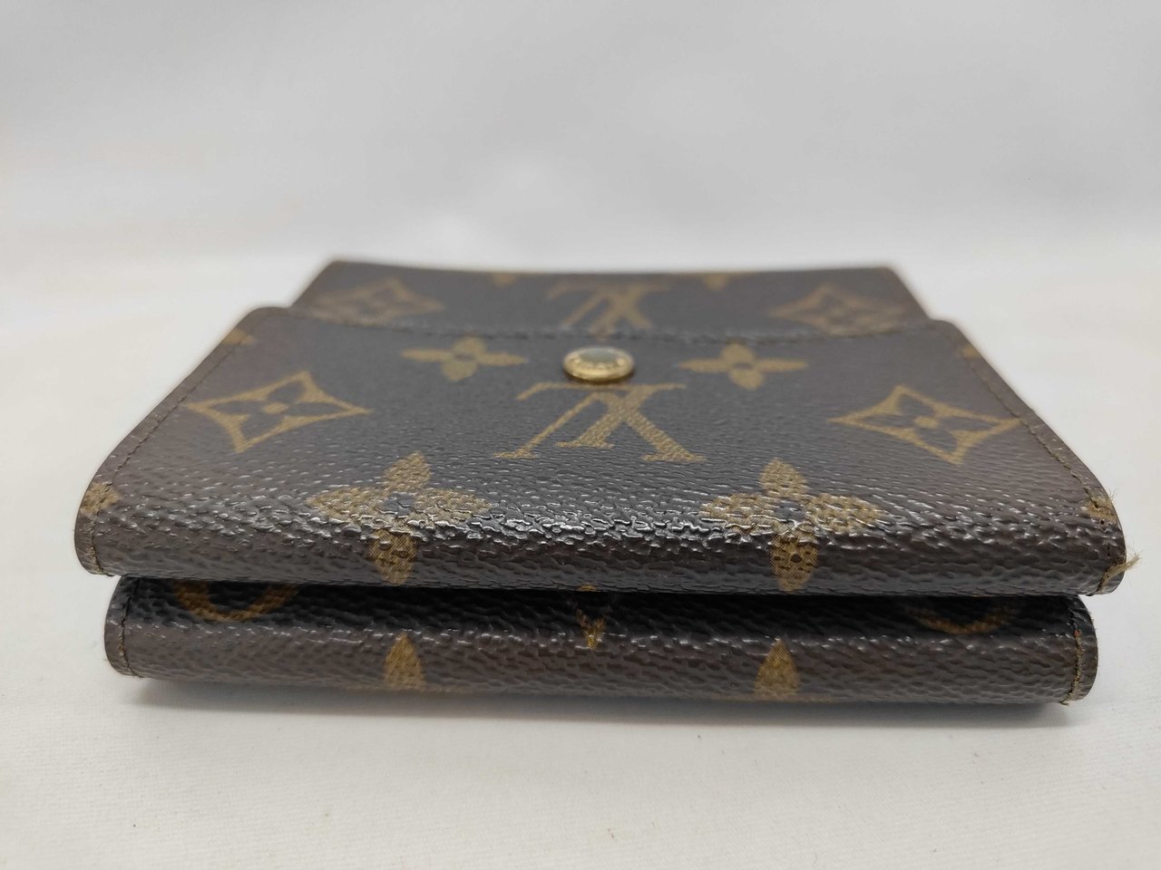Louis Vuitton Porte Tresor Etui Papiers Wallet Monogram Canvas Bruin