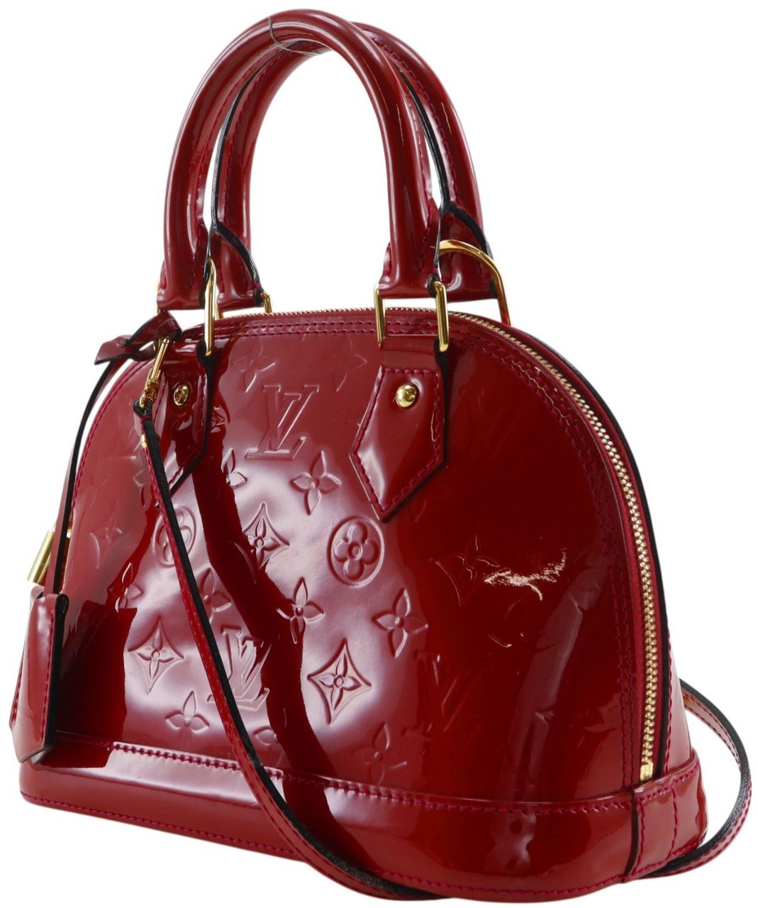 Louis Vuitton Alma Vernis BB Rood