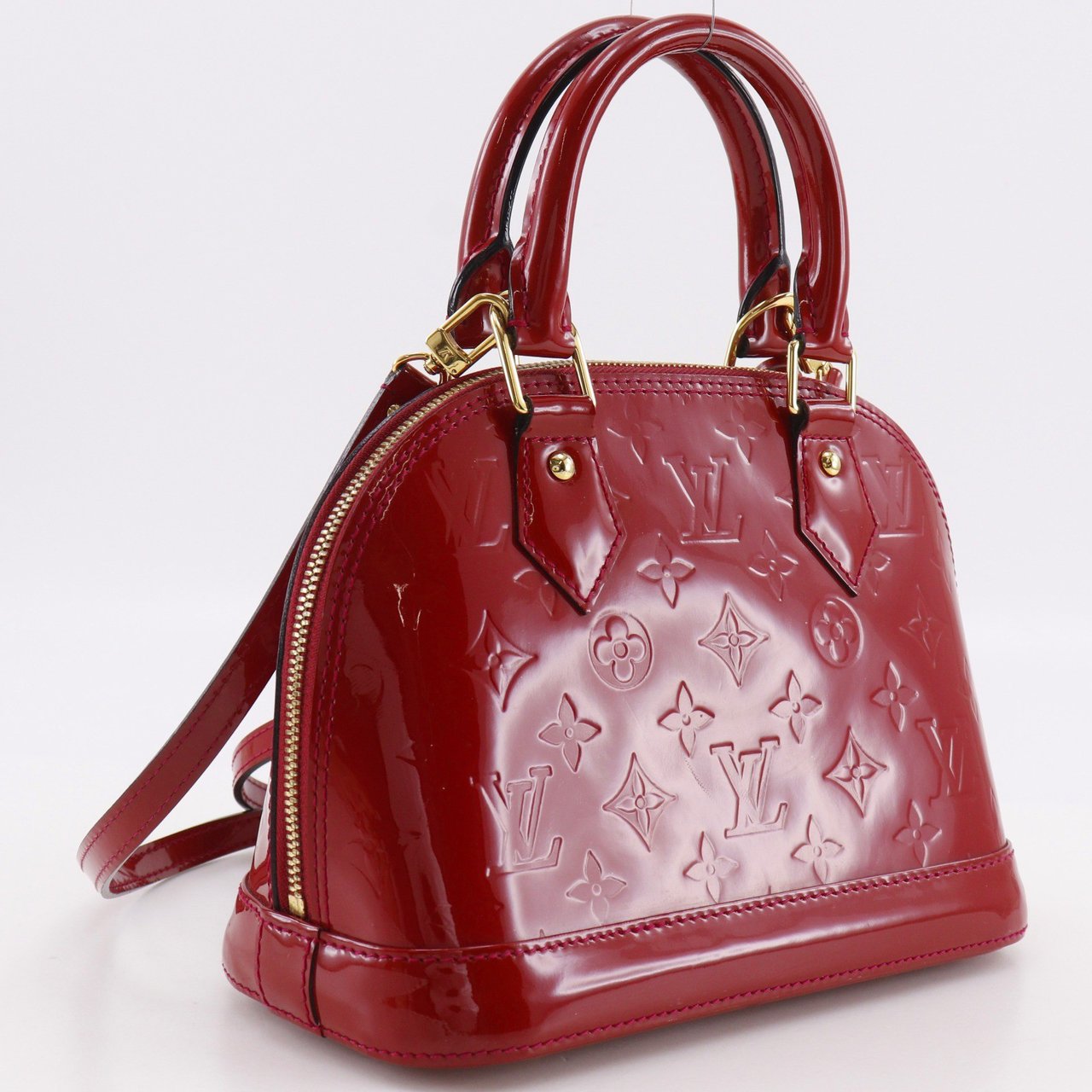 Louis Vuitton Alma Vernis BB Rood