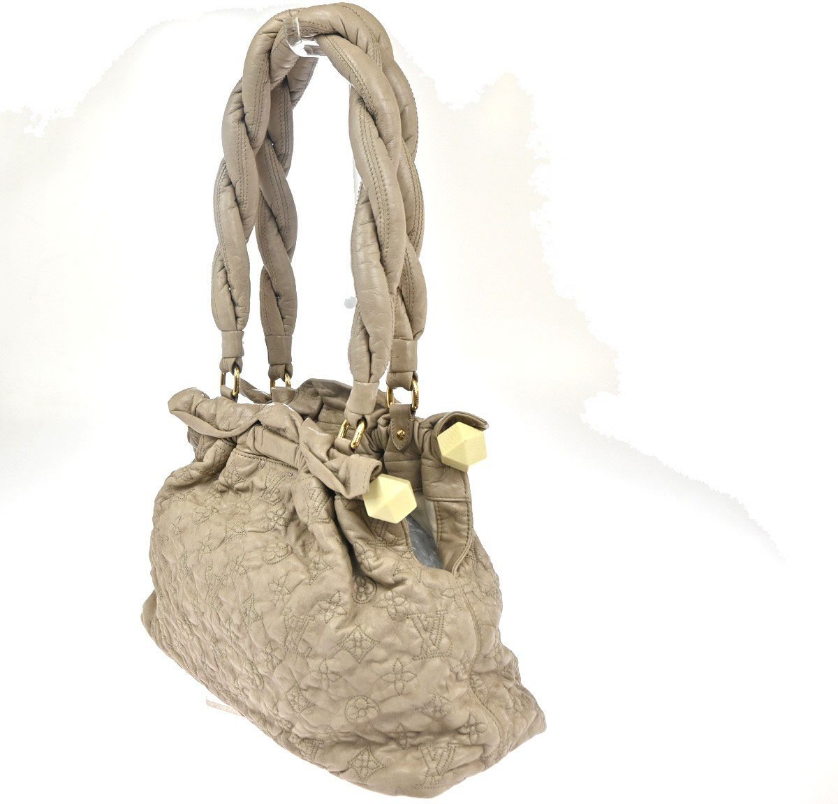 Louis Vuitton Louis Vuitton Olympe Stratus Handbag Limited Edition Monogram Lambskin PM Beige