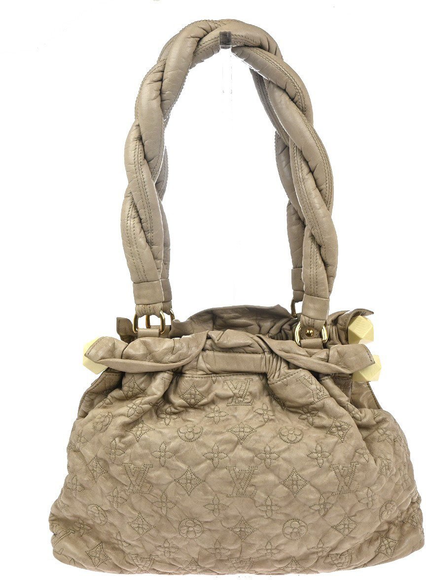 Louis Vuitton Louis Vuitton Olympe Stratus Handbag Limited Edition Monogram Lambskin PM Beige