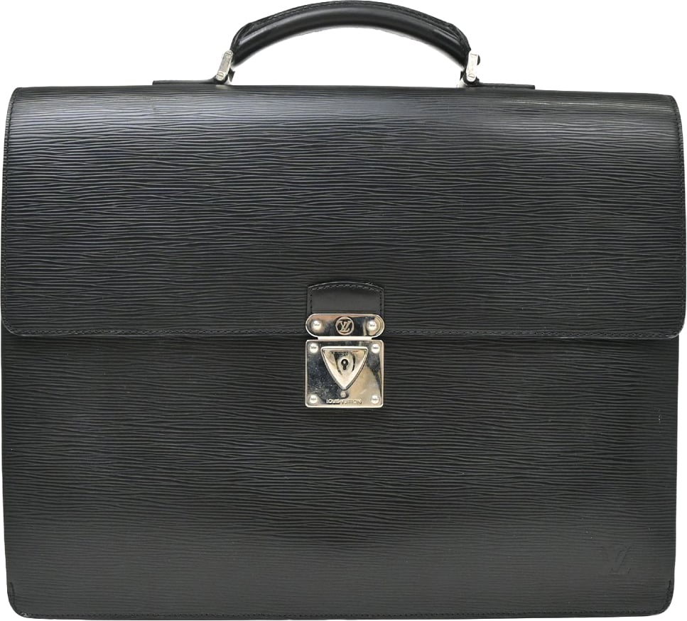 Louis Vuitton Robusto 1 Briefcase Cuir Epi Zwart