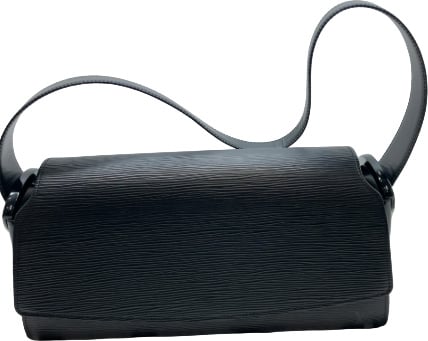 Louis Vuitton Louis Vuitton Nocturne Handbag Epi Leather GM Zwart