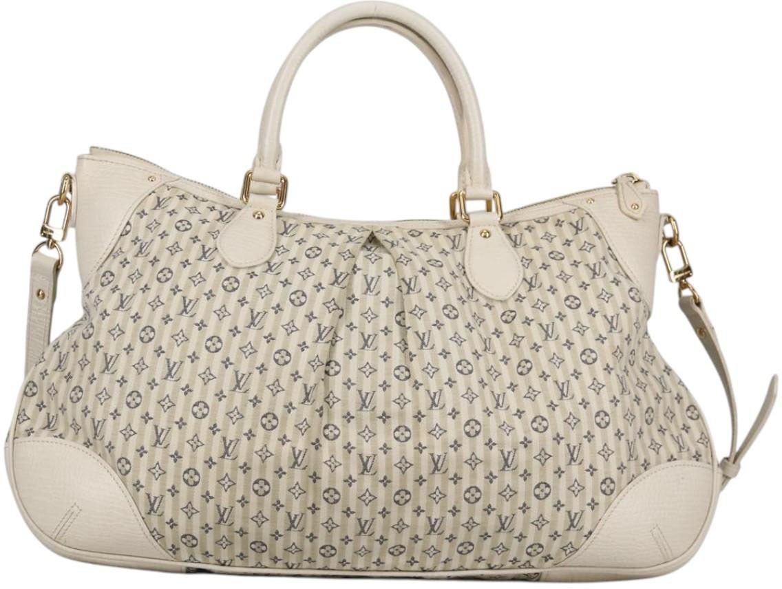 Louis Vuitton Louis Vuitton Marina Handbag Mini Lin Croisette GM Beige