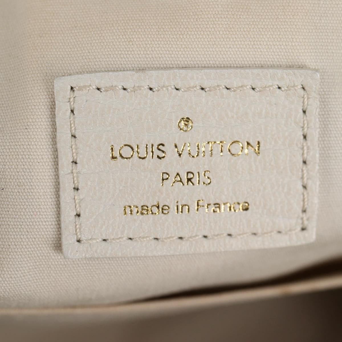 Louis Vuitton Louis Vuitton Marina Handbag Mini Lin Croisette GM Beige