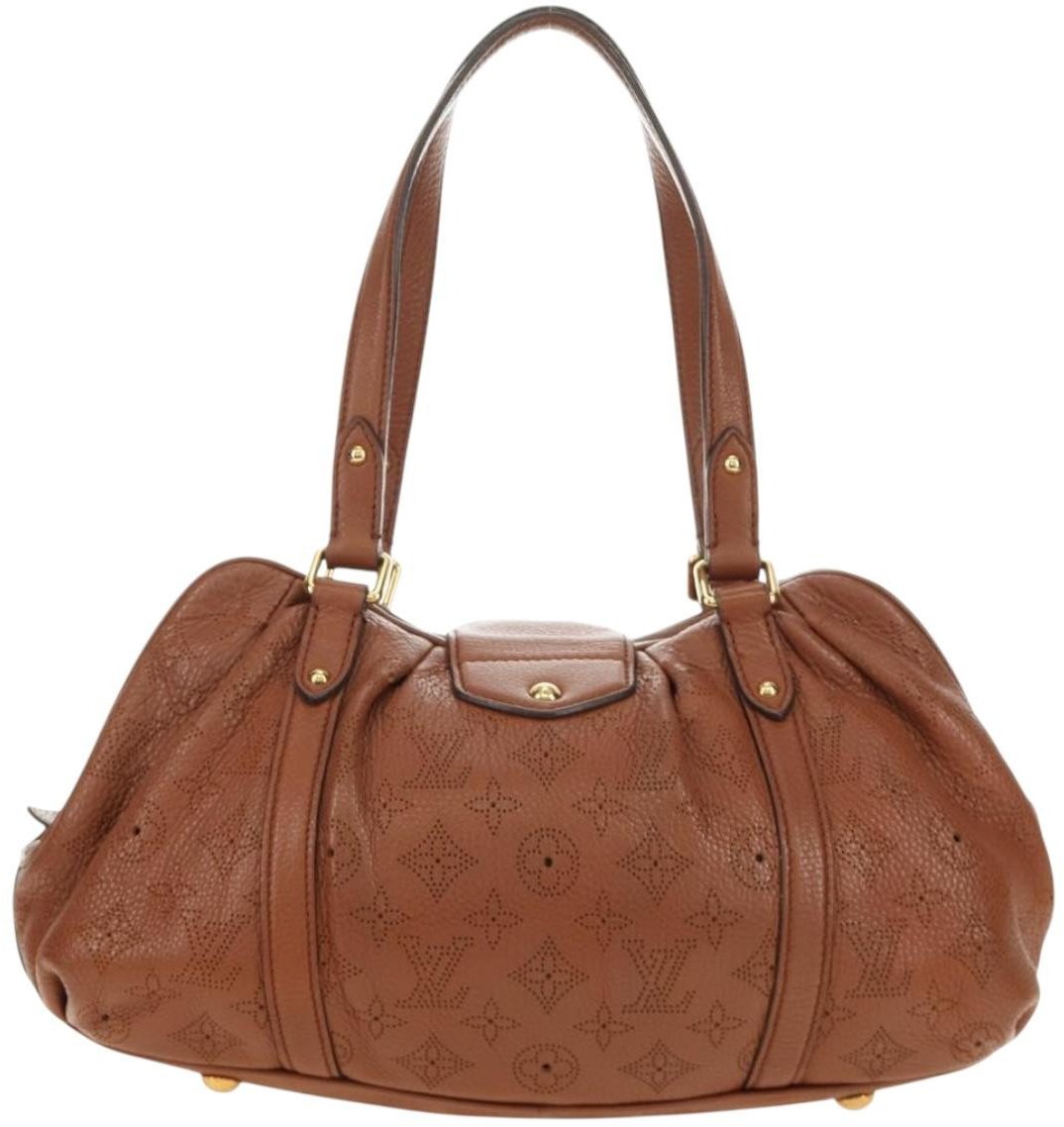Louis Vuitton Lunar Handbag Mahina Leather PM Bruin