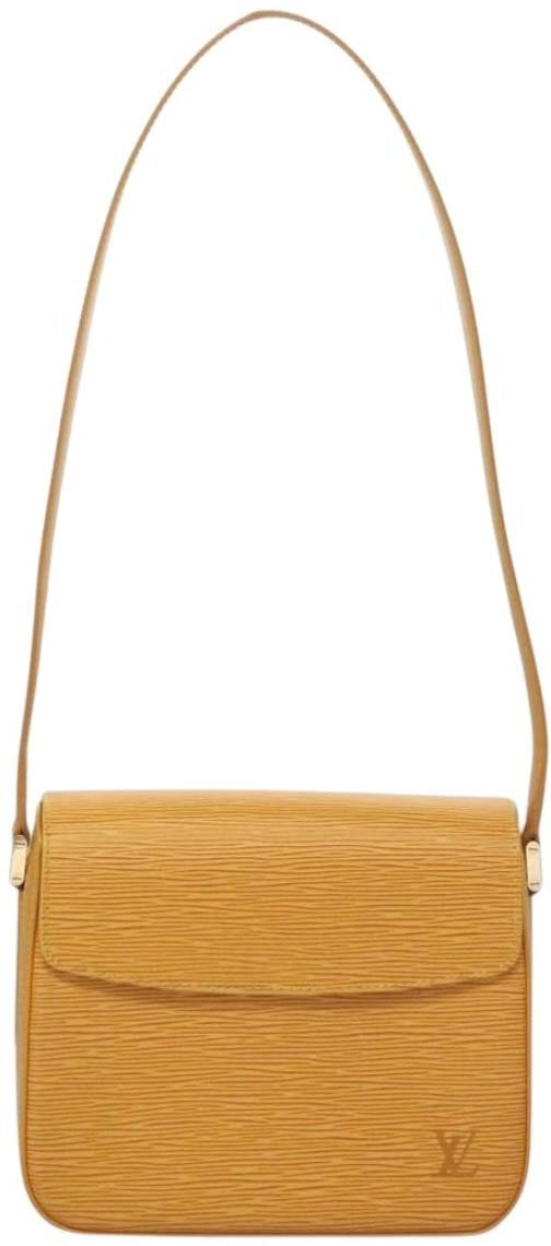 Louis Vuitton Louis Vuitton Buci Handbag Epi Leather Geel