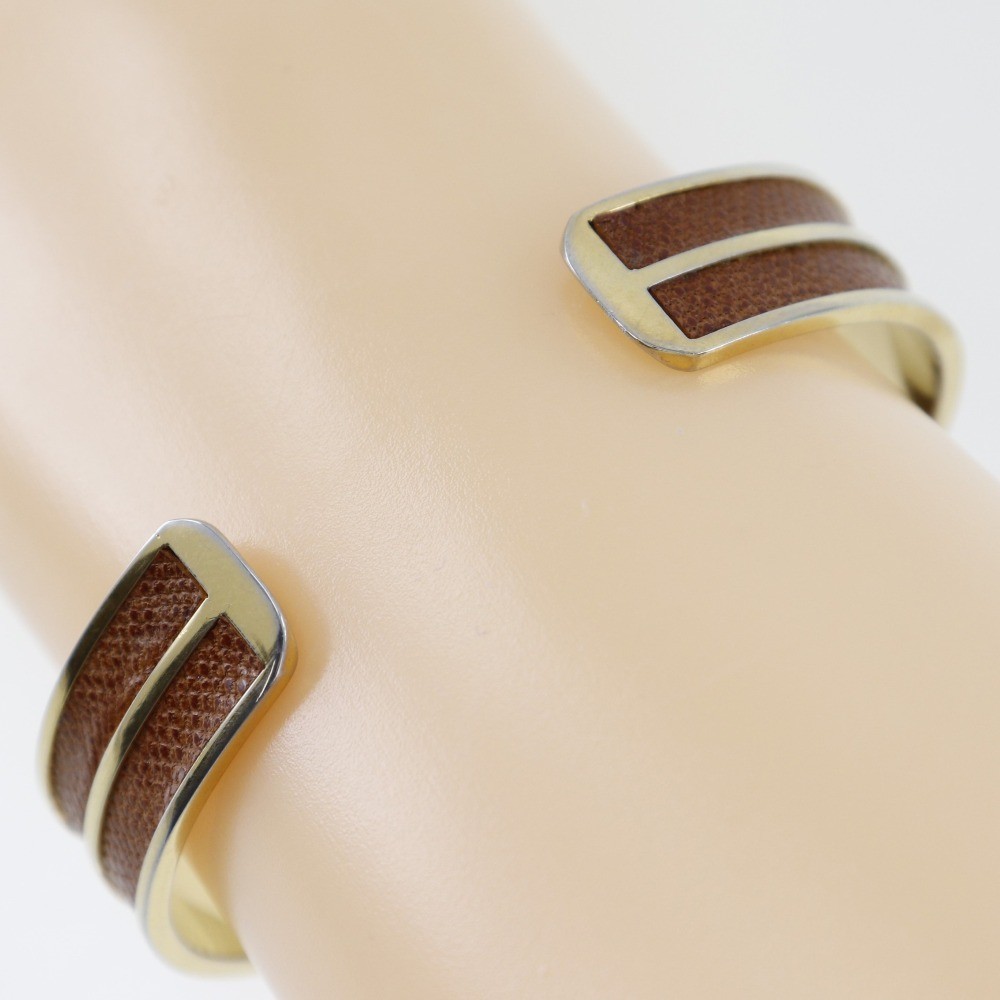 Louis Vuitton Louis Vuitton Anagram bangle Gold Plated Goud