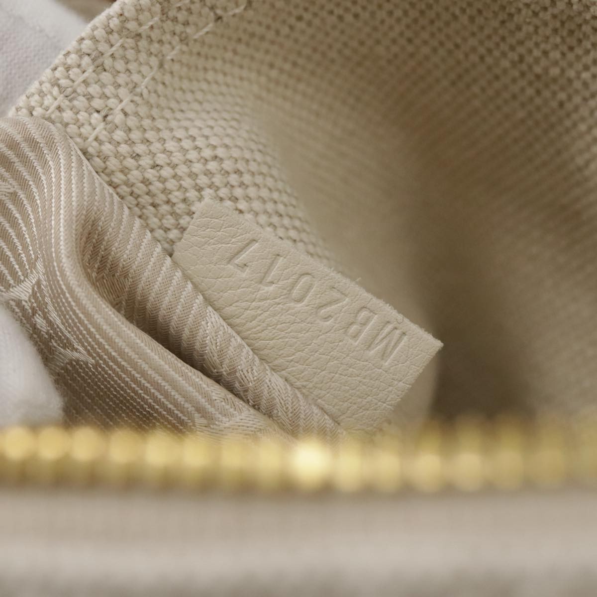 Louis Vuitton Louis Vuitton Polka Dot Panama Bowly Handbag Embellished Canvas Wit