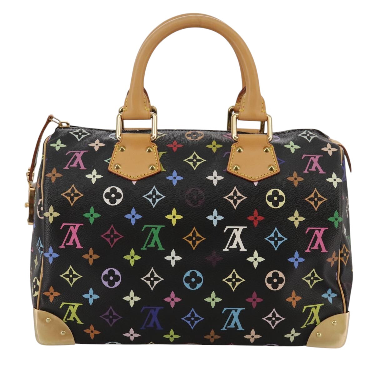 Louis Vuitton Louis Vuitton Speedy Handbag Monogram Multicolor 30 Zwart